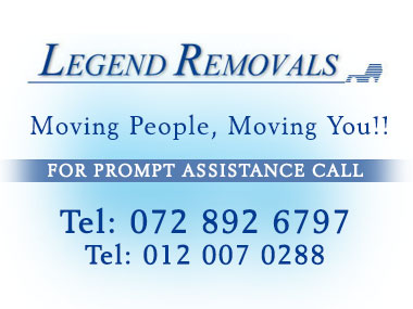 Legend Furniture Removals - Legend Removals is a family owned company based in Pretoria, specialising in household removals, furniture removals, furniture transportation, office removals and relocation services.